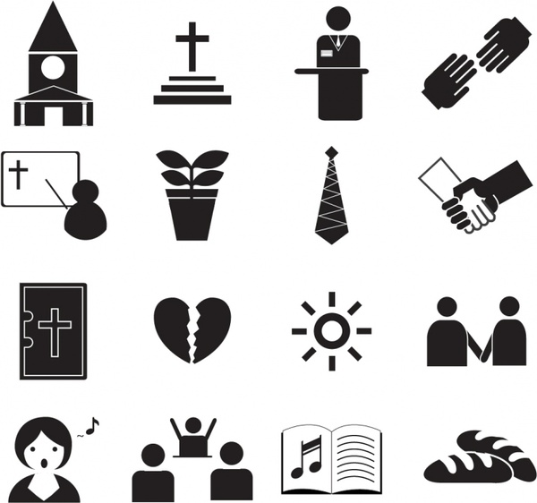 600x562 Black Worship Icons Free Vector In Adobe Illustrator