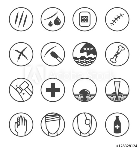 464x500 Wound Skn Logo And Vector Wounds Version