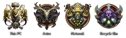 430x130 World Of Warcraft Theme For Windows