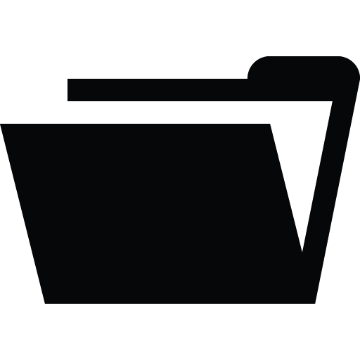 512x512 Folder Icon Black Transparent Png