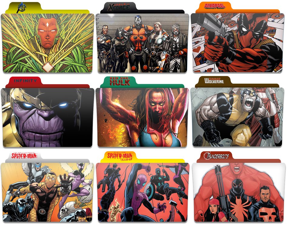 963x829 Comicrack User Forum New Marvel Now Folder Icons