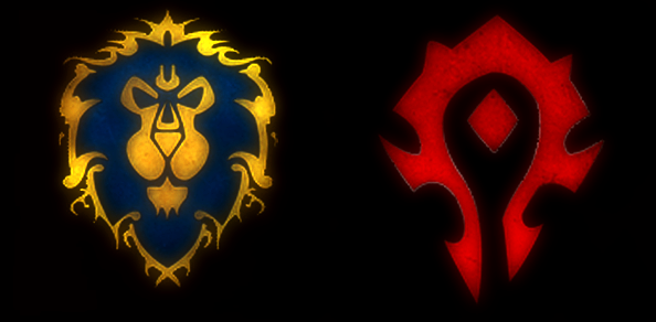 594x292 Alliance And Horde Symbols Wow Story Inspiration World