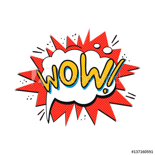 500x500 Pop Art Logo Pop Art Wow Logo Retro Style Poster Vector Pop Art