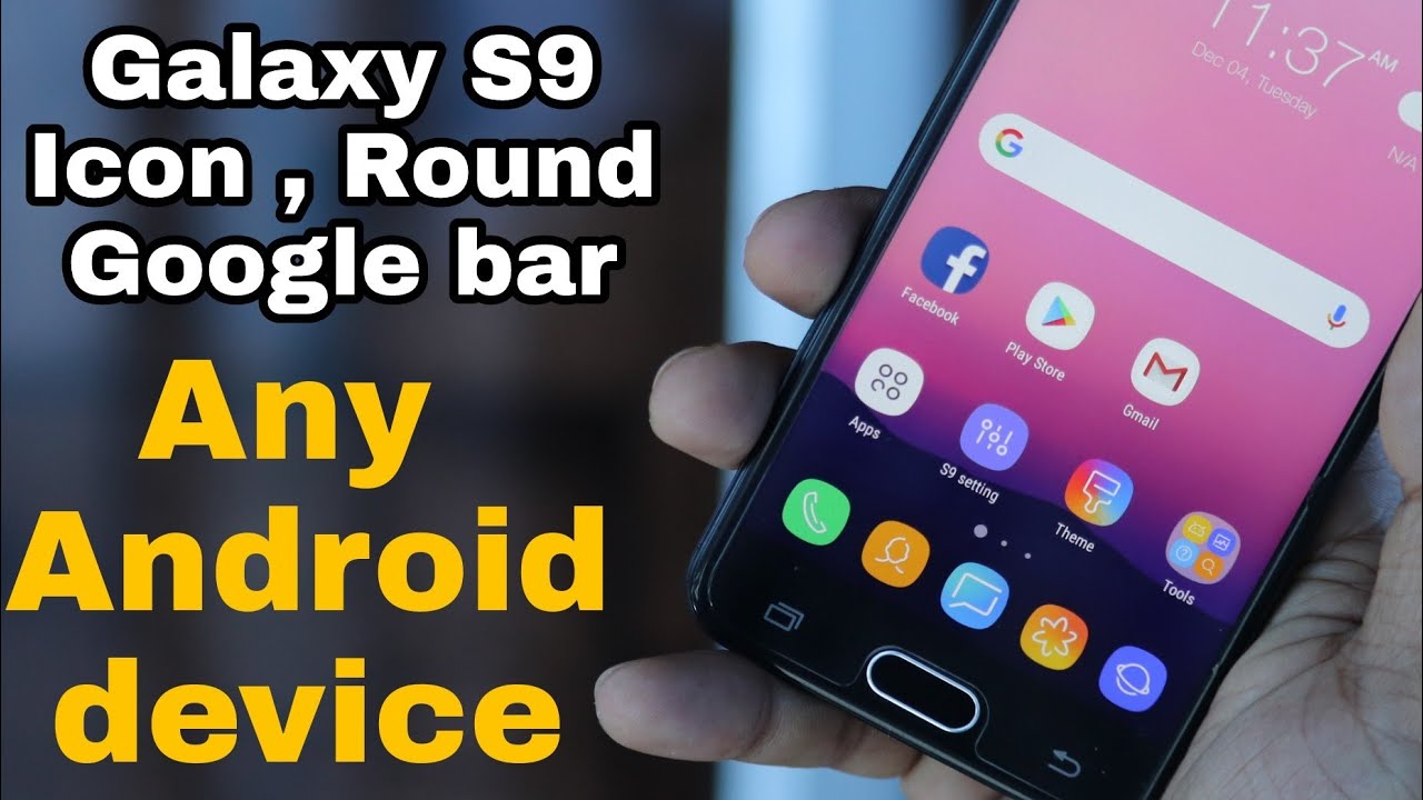 1280x720 No Root Icon Pack, Round Google Bar, Oreo Install Any