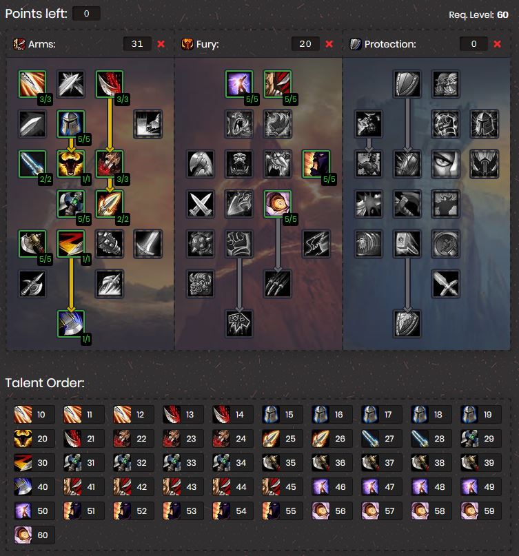 753x807 Wow Classic Warrior Leveling Guide