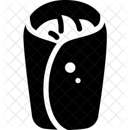 256x256 Wrap Icon Of Glyph Style