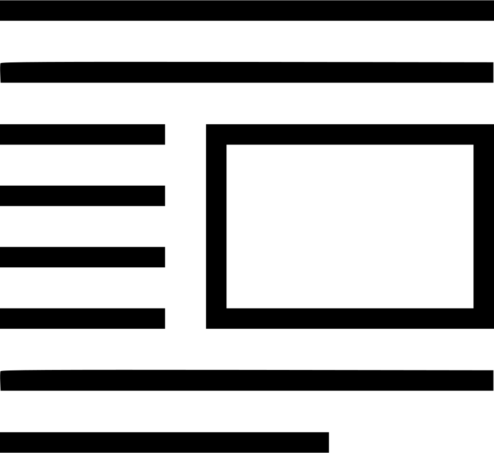 980x900 Text Wrap Right Paragraph Layout Type Style Editor Png Icon