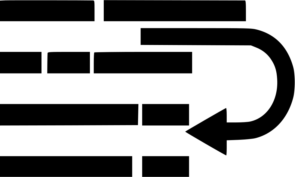 981x590 Text Wrap Png Icon Free Download