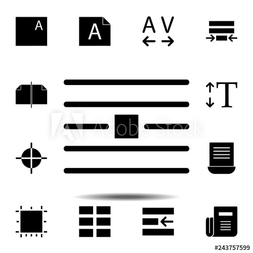 500x500 Wrap, Text Icon Simple Glyph, Flat Vector Of Text Editor Set