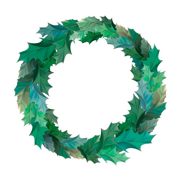 626x626 Illustration Of Christmas Wreath Icon Vector Free Download