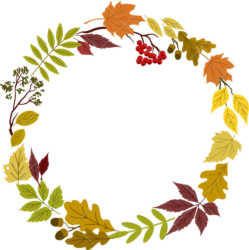 795x800 Round Flower Wreath Icon