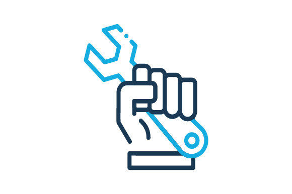 580x386 Wrench Icon Graphic