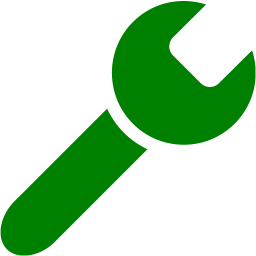256x256 Green Wrench Icon