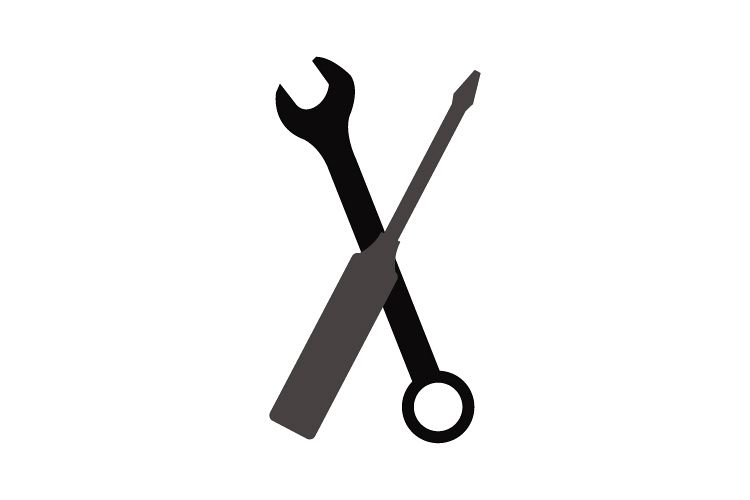 750x500 Wrench And Screwdriver Icon