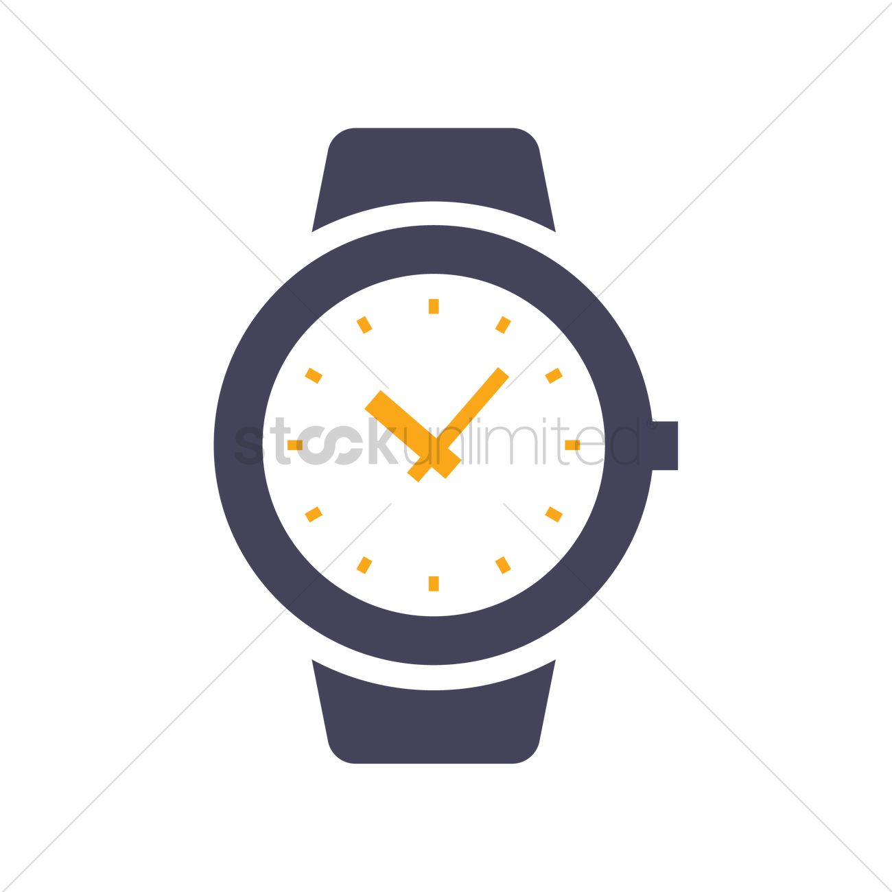 1300x1300 Wrist Watch Icon Vector Image