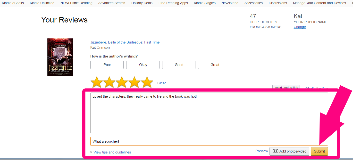 1454x662 Leaving An Amazon Review Or Goodreads Review Is Easy!