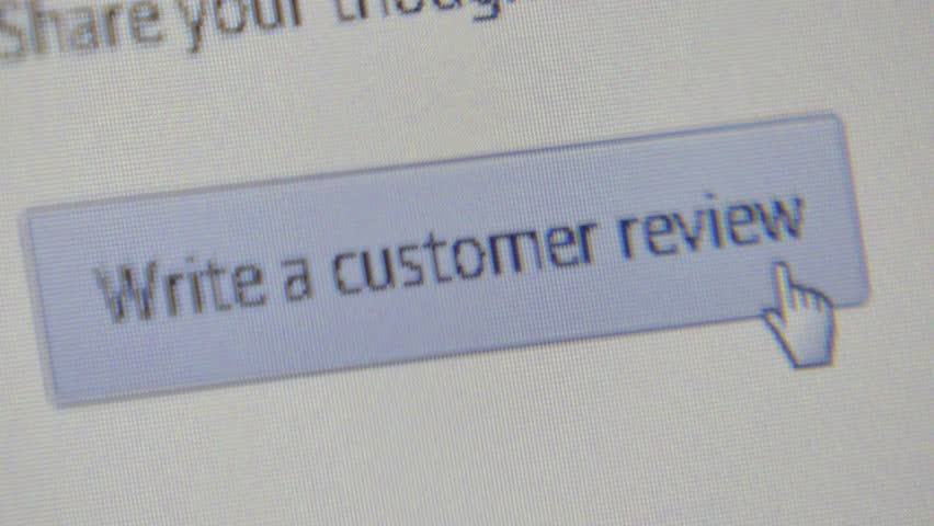 852x480 Write Review Icon Stock Video Footage