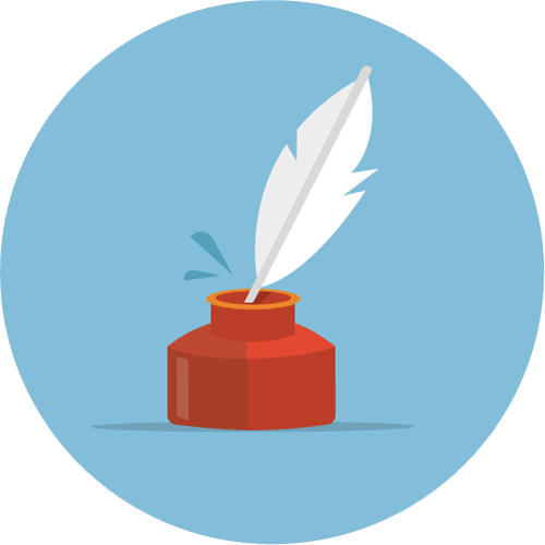 500x500 Download Content Writing Icon Png Image With No Background