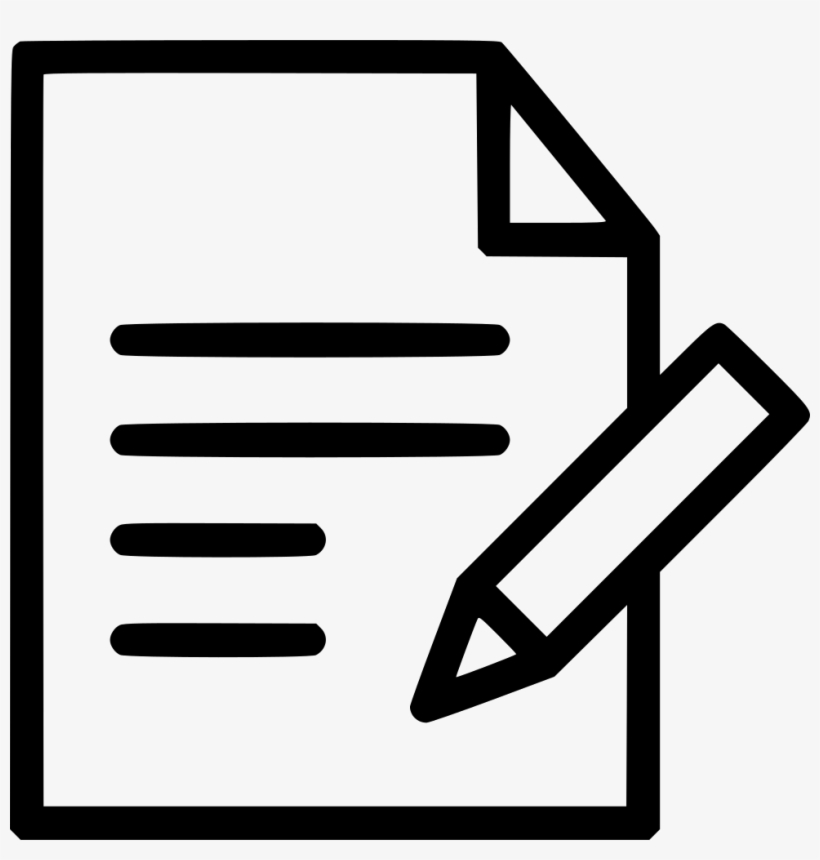 820x860 Paper Pencil Write Edit Stationery Writing Material