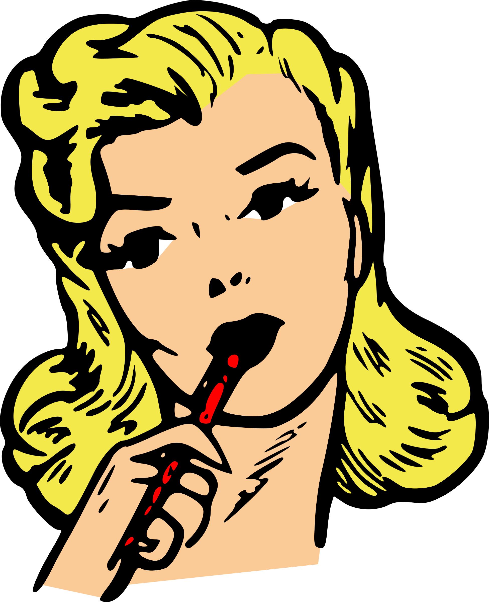 1951x2400 Woman Thinking, Writing Icons Png