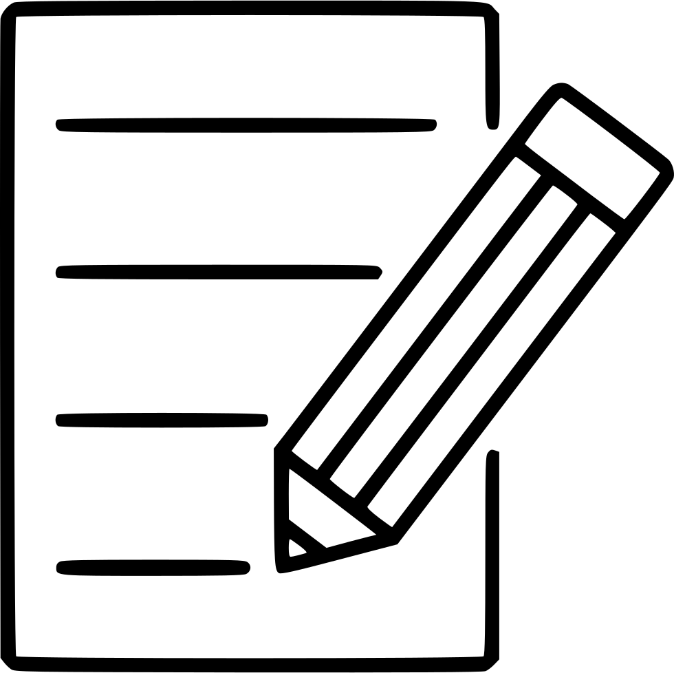980x978 Writing Letter Pencil Pen Paper Png Icon Free Download