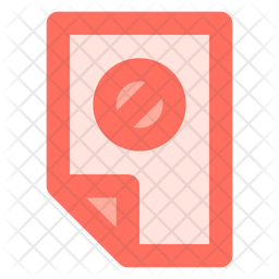 256x256 Wrong Icon Of Colored Outline Style