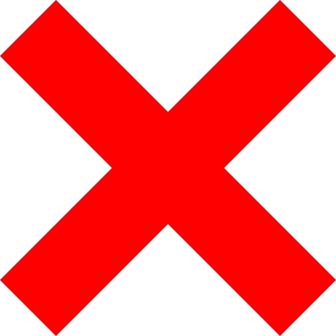 368x368 Cross Wrong X Icon Clip Art Free Vector Download