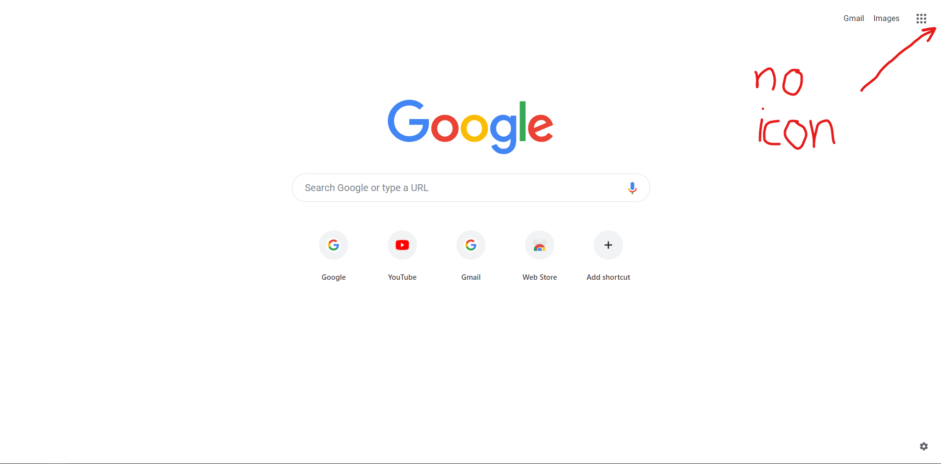 google chrome desktop icon missing