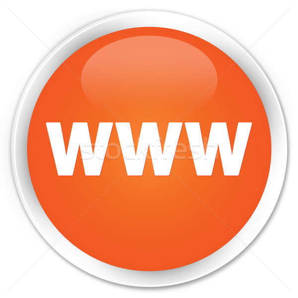 600x600 Icon Orange Button Stock Photo Faysal Farhan