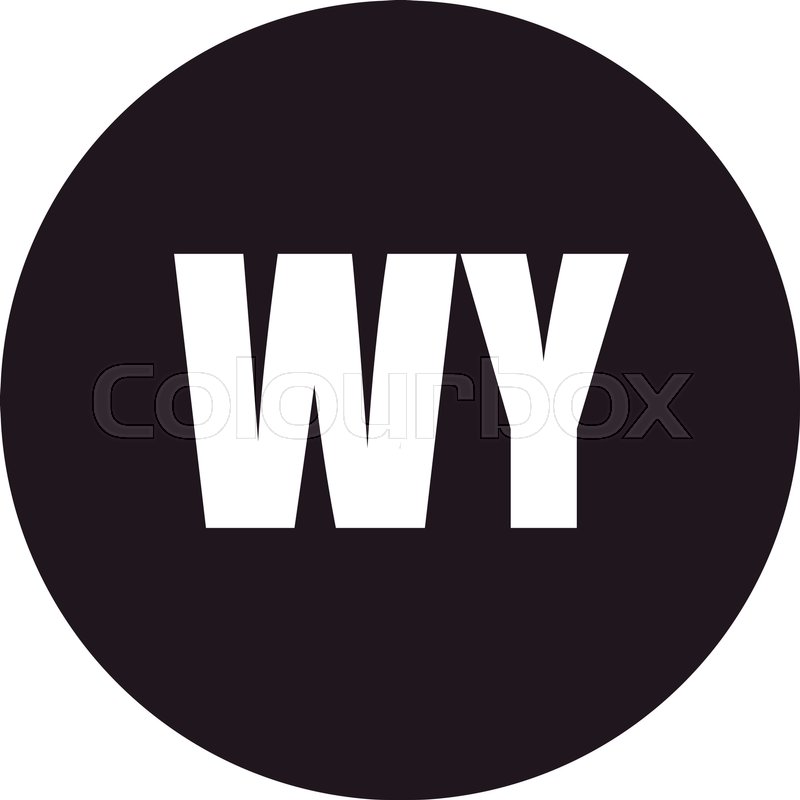 800x800 Wyoming Round Black Vector Icon On A Stock Vector Colourbox