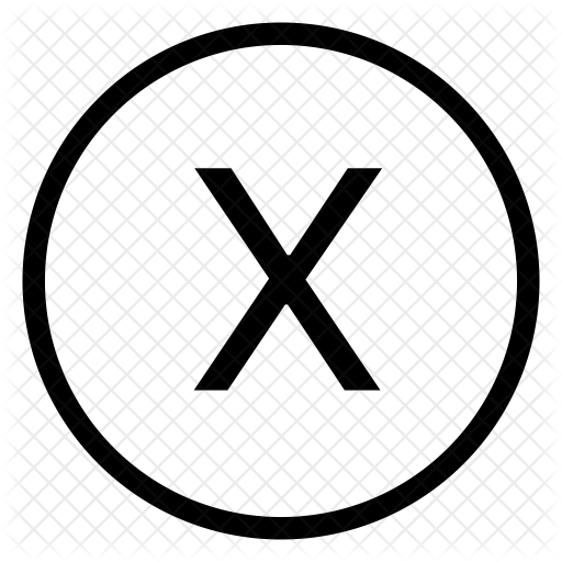 512x512 Xbox X Button Icon Of Line Style