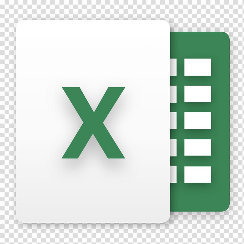 800x800 Office For Macos Slate Edition, Green And White X Icon Transparent