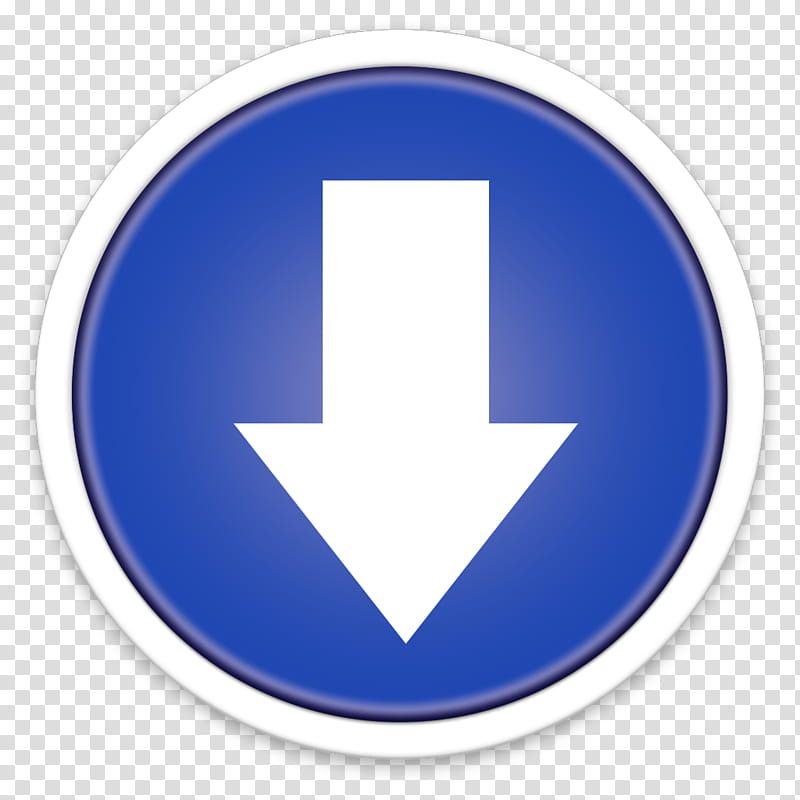 800x800 Orb Os X Icon, Arrow Down Transparent Background Png Clipart