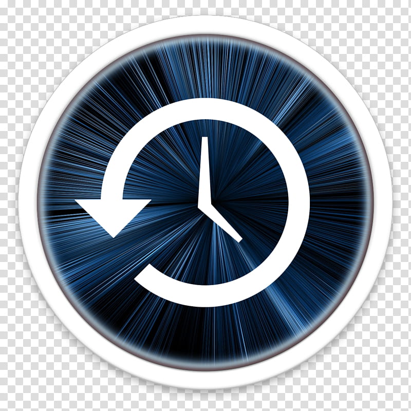 800x800 Orb Os X Icon, Blue And White Clock Icon Transparent Background