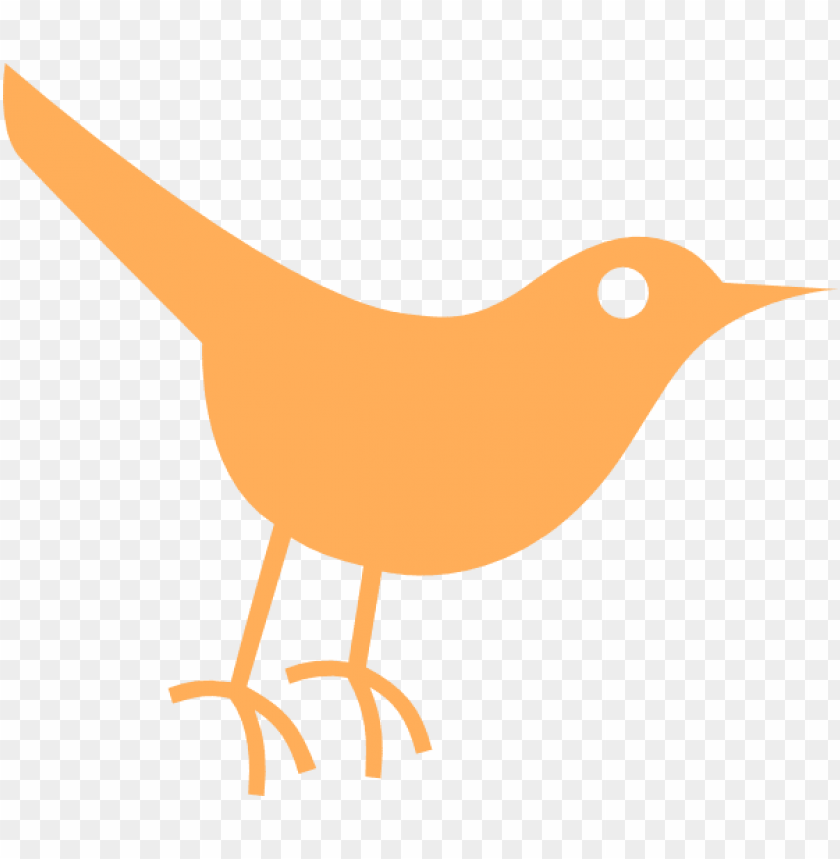 840x859 Light Orange Twitter Bird Icon S X Png Image