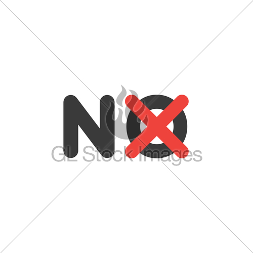500x500 Flat Design Style Vector Concept Of No Text With X Mark I Gl