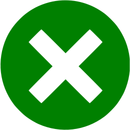 256x256 Green X Mark Icon