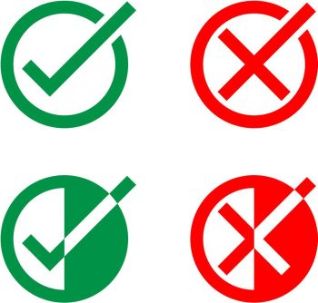 350x334 You Searched For Green Tick Mark And Red Cross Icon