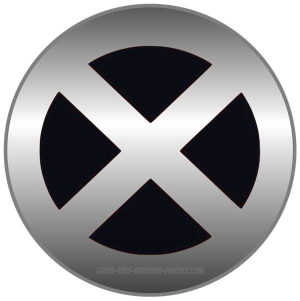 600x602 B Day Party Props Men Logo, X Men, Logos