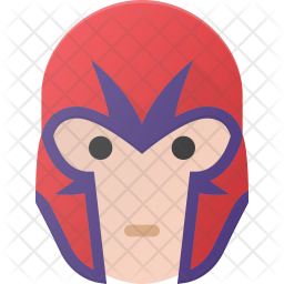 256x256 Magneto Xmen Icon Of Flat Style