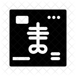 256x256 X Ray Icon Of Glyph Style