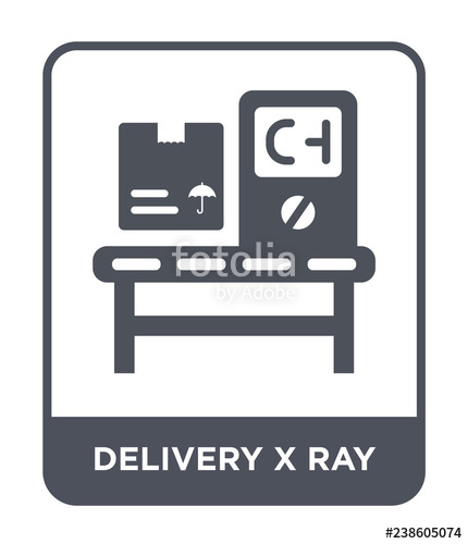 430x500 Delivery X Ray Icon Vector Stock Image And Royalty Free Vector