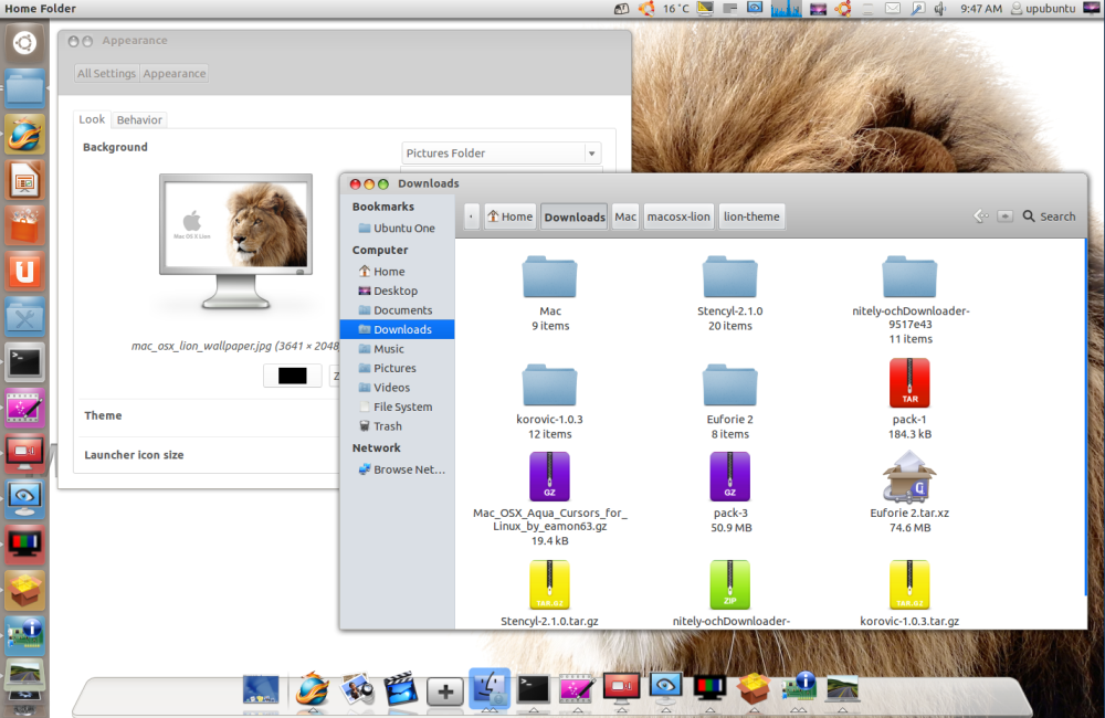 1000x650 Lion Pack Mac Os X Lion Theme, Icons, Cursors, And Wallpapers