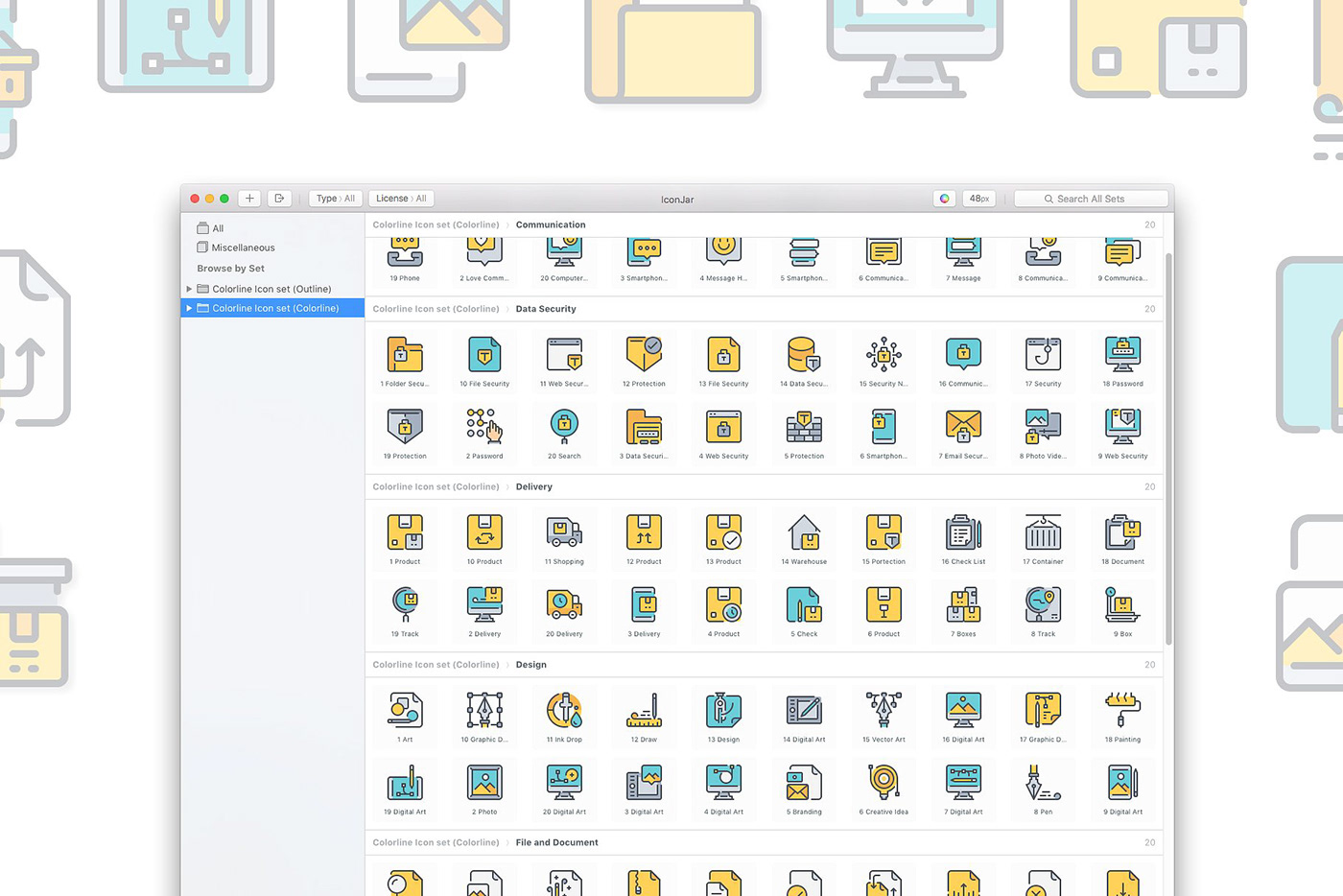 Color Line Icon Free Download! On Behance 1400x934 Color Line Icon Free Download! On Behance