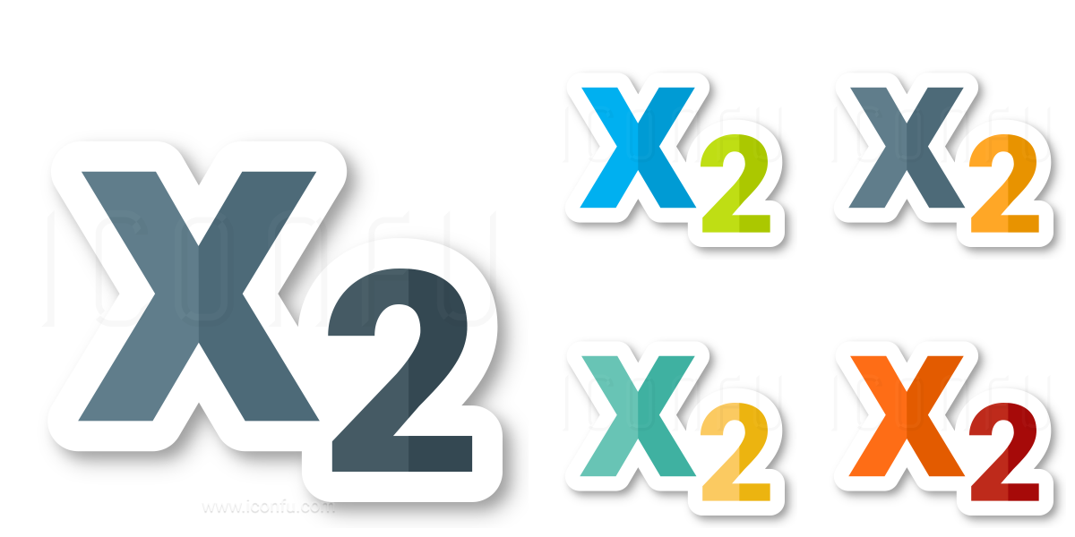 Font Style Subscript Icon 1200x600 Font Style Subscript Icon