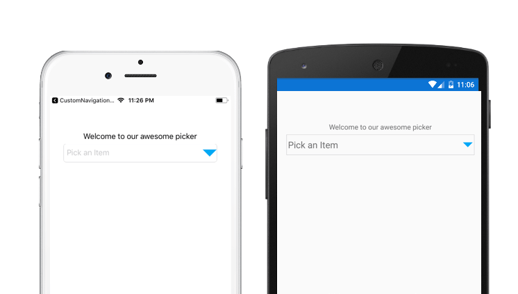746x423 Picker With Right Side Icon In Xamarin Forms