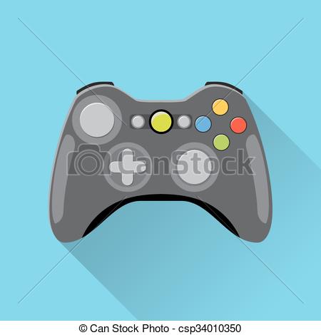 450x470 Video Game Controller Icon Wireless Grey Gamepad Vector