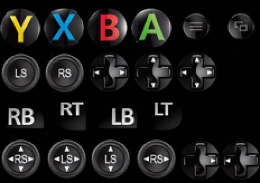 Dark buttons. Иконки кнопок ,Xbox. Кнопки Xbox 360 геймпад иконки. Xbox шрифт. Шрифт Xbox 360.