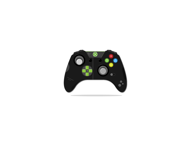 800x600 Xbox Console Icon Illustration