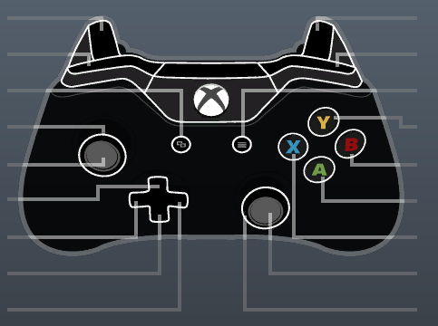 483x360 Xbox One Gamepad Icons